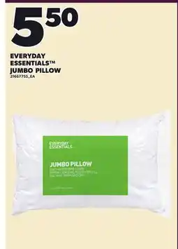 Loblaws EVERYDAY ESSENTIALS JUMBO PILLOW offer