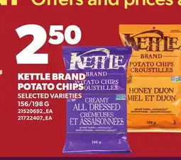 Loblaws KETTLE BRAND POTATO CHIPS, 156/198 G offer