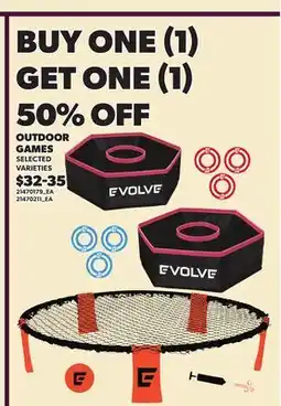 Loblaws EVOLVE OUTDOOR GAMES offer