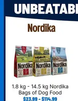 Ren’s Pets Depot Nordika Bags of Dog Food offer