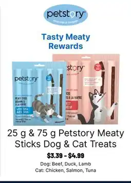 Ren’s Pets Depot Petstory Meaty Sticks Dog & Cat Treats offer