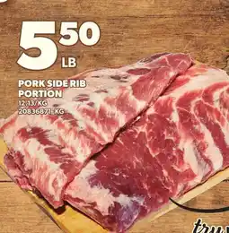 Loblaws PORK SIDE RIB PORTION offer