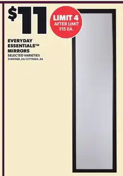 Loblaws EVERYDAY ESSENTIALS MIRRORS offer