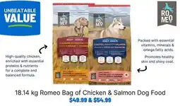 Ren’s Pets Depot Romeo Bag of Chicken & Salmon Dog Food offer