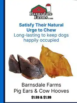 Ren’s Pets Depot Barnsdale Farms Pig Ears & Cow Hooves offer