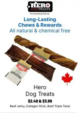 Ren’s Pets Depot Hero Dog Treats offer