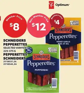 Independent Grocer SCHNEIDERS PEPPERETTES offer