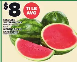 Independent Grocer SEEDLESS WATERMELONS offer