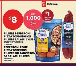 Independent Grocer PILLERS PEPPERONI PIZZA TOPPINGS OR PILLERS SALAMI CHUBS offer