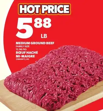 Independent Grocer MEDIUM GROUND BEEF offer