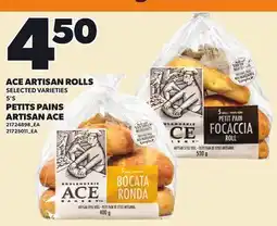 Independent Grocer ACE ARTISAN ROLLS, 5'S offer