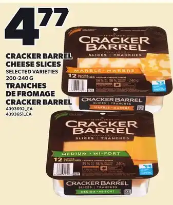 Independent Grocer CRACKER BARREL CHEESE SLICES offer