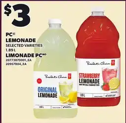 Independent Grocer PC LEMONADE offer