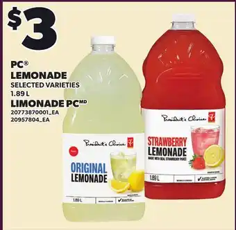 Independent Grocer PC LEMONADE offer