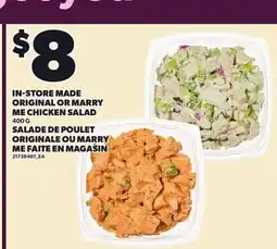 Independent Grocer IN-STORE MADE ORIGINAL OR MARRY ME CHICKEN SALAD offer