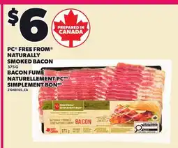 Independent Grocer PC FREE FROM NATURALLY SMOKED BACON offer
