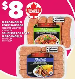 Independent Grocer MARCANGELO PORK SAUSAGE offer