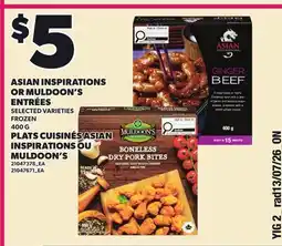 Independent Grocer ASIAN INSPIRATIONS OR MULDOON'S ENTRÉES offer