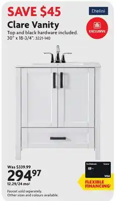 Home Hardware Clare Vanity Top offer
