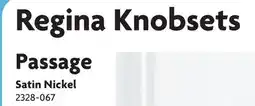 Home Hardware Regina Knobsets Passage offer