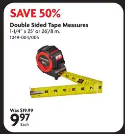Home Hardware Double Sided Tape Measures offer