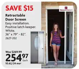 Home Hardware Retractable Door Screen offer