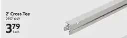Home Hardware Suspended Ceiling Grid Fire resistant. steel. white. 2' Cross Tee offer