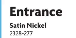 Home Hardware Regina Entrance Knobsets offer