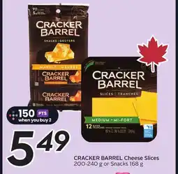 Sobeys CRACKER BARREL Cheese Slices offer