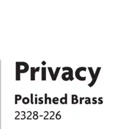 Home Hardware Privacy Regina Knobsets offer