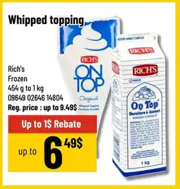 Mayrand Rich's Frozen offer