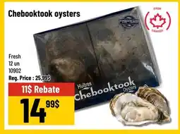 Mayrand Chebooktook oysters offer