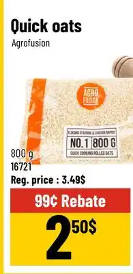 Mayrand Quick oats offer
