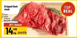 Mayrand Stripped flank steak offer