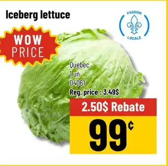 Mayrand Iceberg lettuce offer