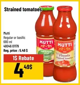 Mayrand Mutti Strained Tomatoes offer