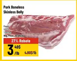 Mayrand Pork Boneless Skinless Belly offer