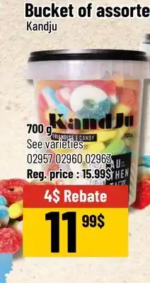 Mayrand Kandju Bucket of Assorted Gummy Candies offer