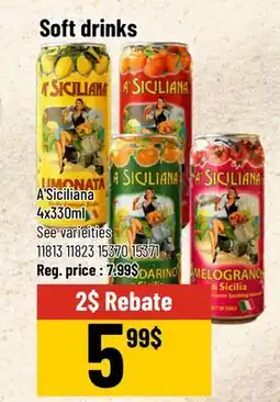Mayrand A'Siciliana Soft Drinks offer