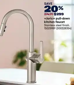 RONA Moen Joric pull-down kitchen faucet offer
