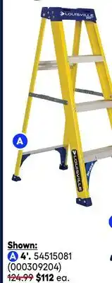 RONA Louisville stepladders offer