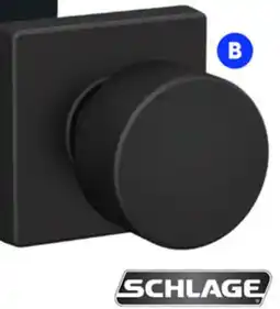 RONA SCHLAGE Ryson, matte black Passage door handles offer