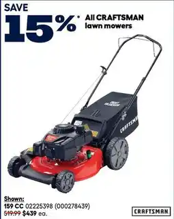 RONA Craftsman lawn mowers offer