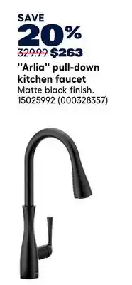 RONA MOEN Arlia pull-down kitchen faucet offer
