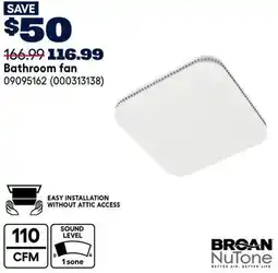 RONA BROAN Bathroom fan offer