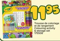 Rossy CRAYOLA Colouring activity & storage set offer