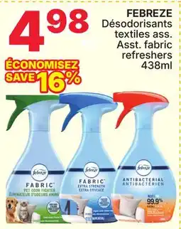 Rossy FEBREZE Asst. fabric refreshers offer