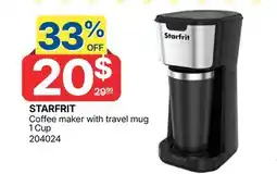 Rossy STARFRIT Coffee maker with travel mug 1 Cup offer