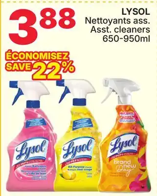 Rossy LYSOL Asst. cleaners offer