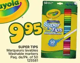 Rossy CRAYOLA SUPER TIPS Washable markers offer